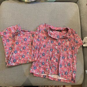 Lauren Ralph Lauren Pink Floral Pajama Set